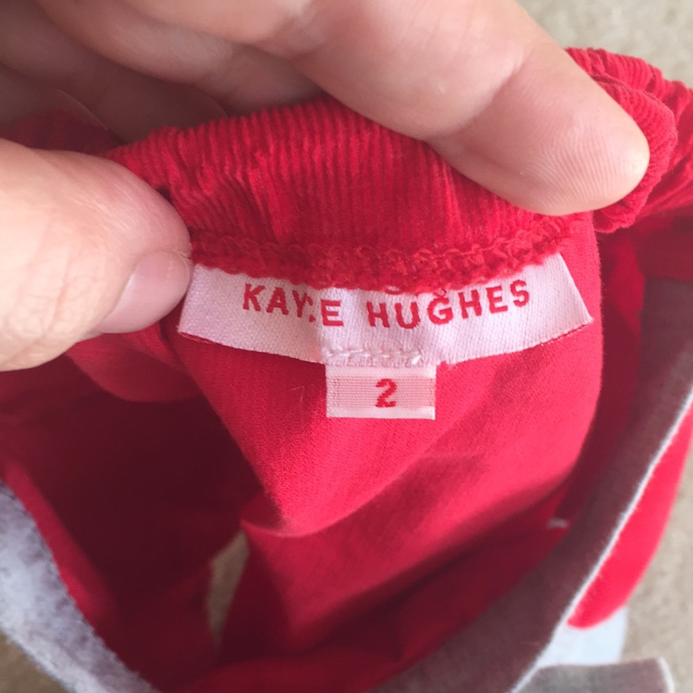 kAyce Hughes red corduroy skirt - Picture 4 of 5
